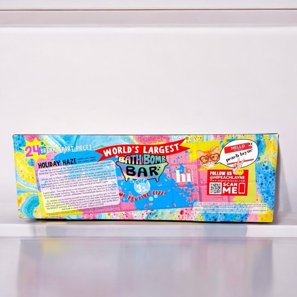 Hi Peach Layne World's Largest Bath Bomb Bar, 3.57 lb - Picture 7 of 14